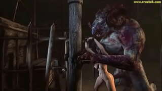 3D biby goavam-be no mahatonga ny tovovavy kibo bulge