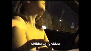 Oldblackguy takes does മിന്നുന്ന naked in public